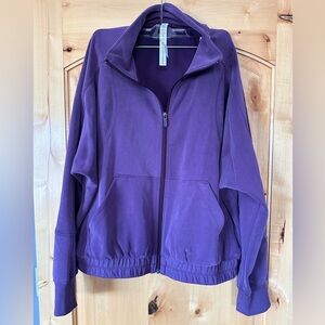 Lululemon Brushed Softstreme Funnel Neck Zip Up